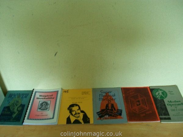 "COLIN'S & MAY'S WEEKLY OFFER w/c 1/9/16 to 31/10/16 : Secondhand Magic Collection No. 1 : MAGIC BOOKS BOX 13