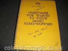 Everything you wanted to know about Table Hopping. J Hotowka