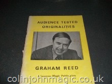 Audience Tested Originalities. Graham Reed