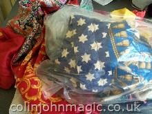 Misc. Bag of Silks & Scarves for Magician